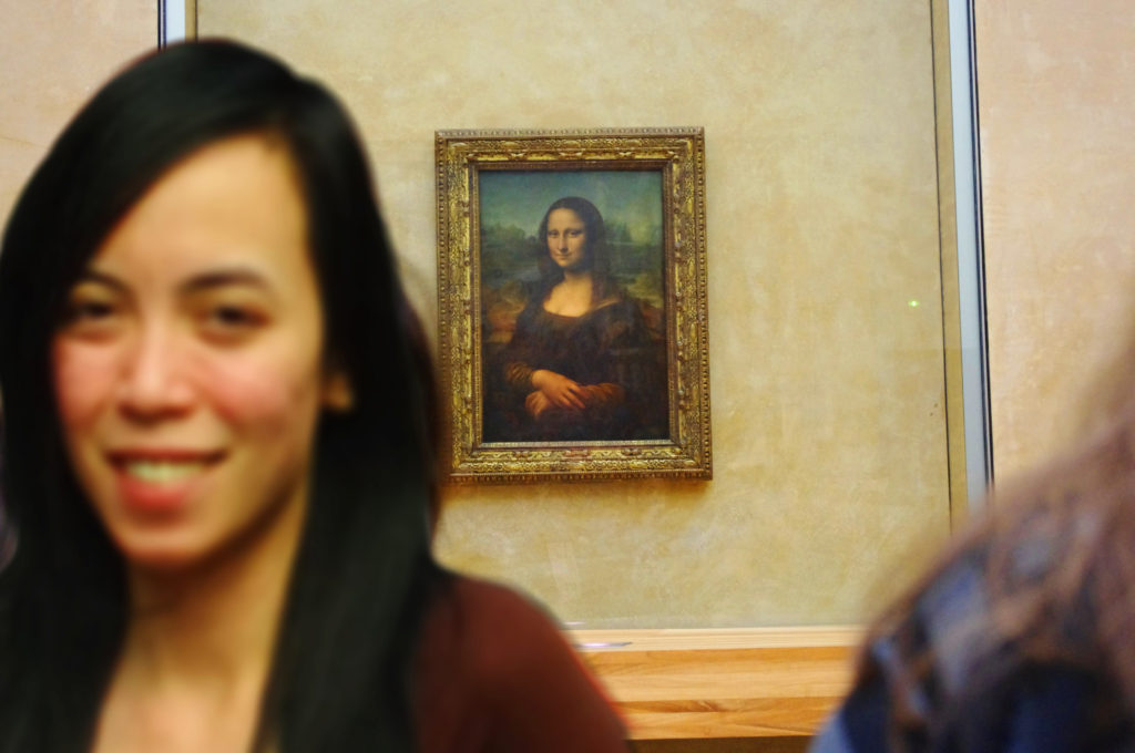 The Mona Lisa Isn’t big. The actual size is 21x30 inches, slightly bigger than A2 size paper