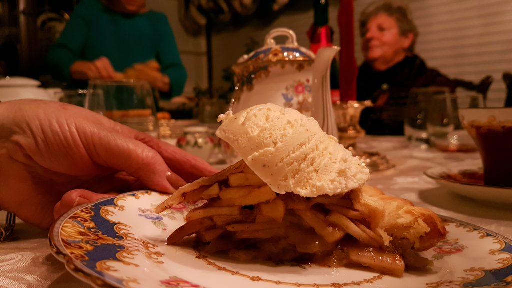 The Apple Pie with Vanilla Ice Cream