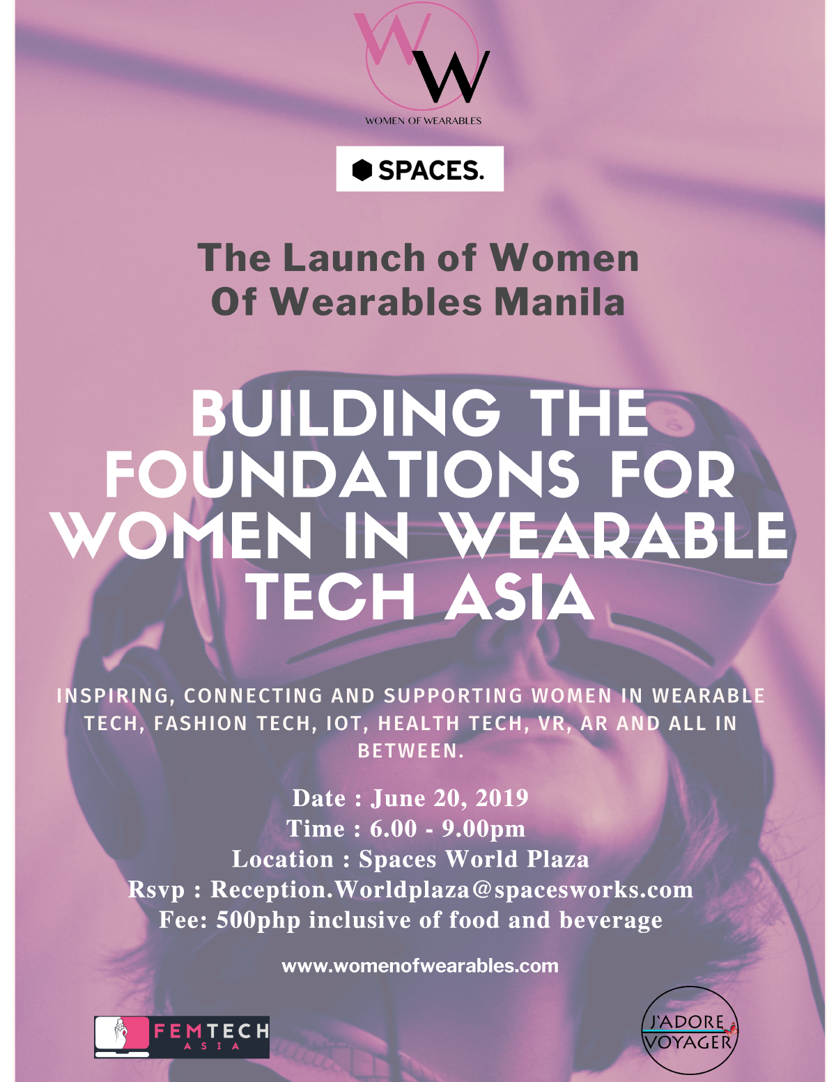 The Launch of Women Of Wearables Manila